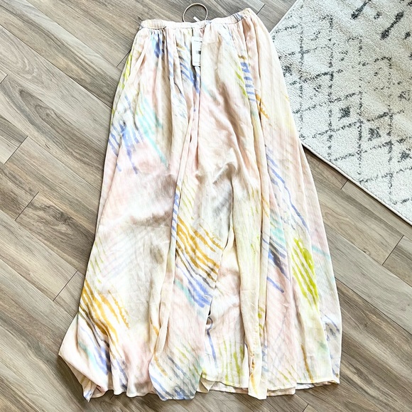 NWT Free People True to You Maxi Skirt Size S New Sheer Boho Sheer Tassel - Picture 6 of 6